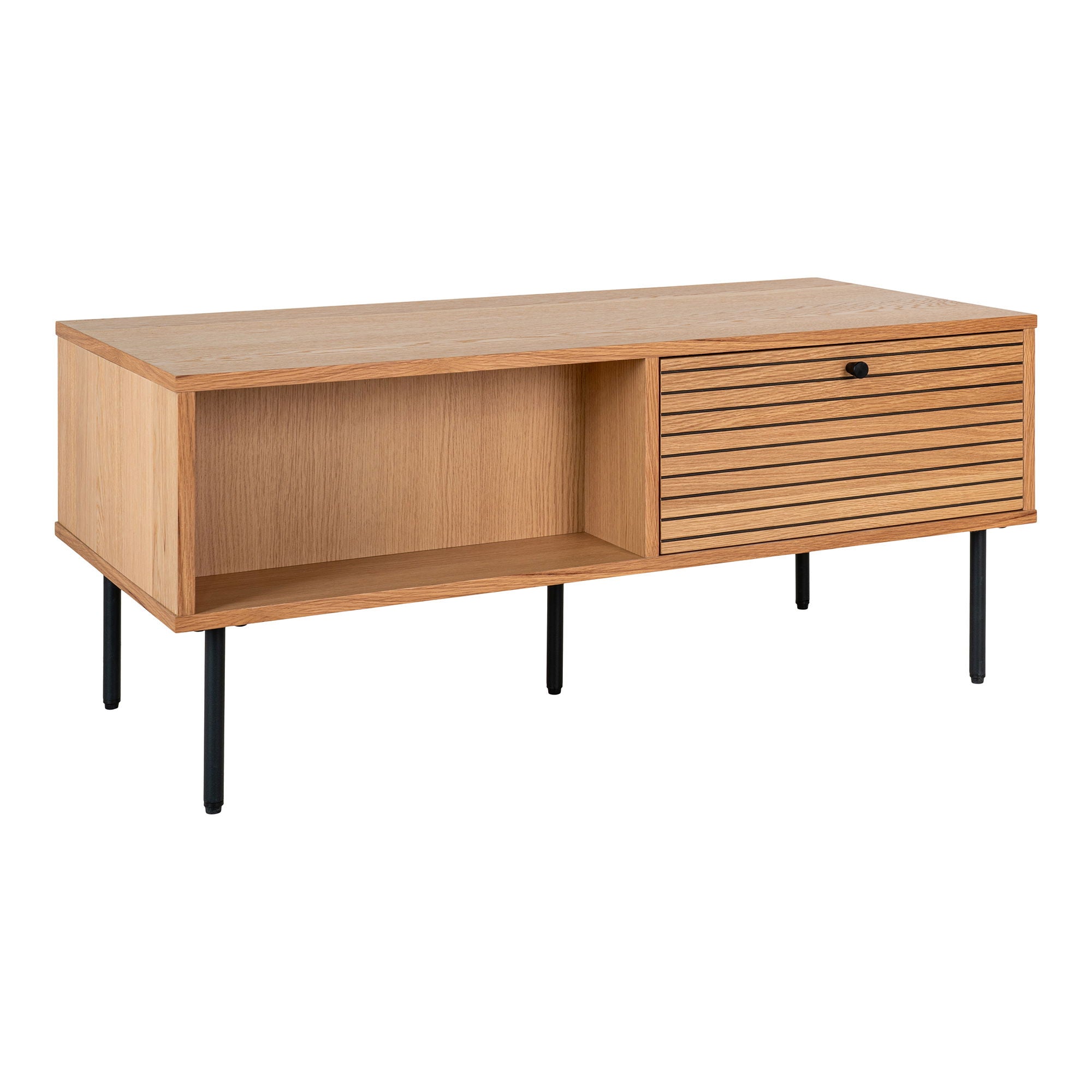 Kyoto – Couchtisch, 2 Schubladen, 50×100×45 cm